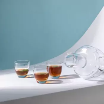 Súprava 2 ks – Sklenený pohár na espresso Shadows