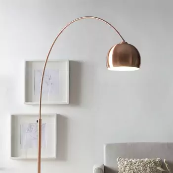 Oblúková lampa s mramorovým podstavcom