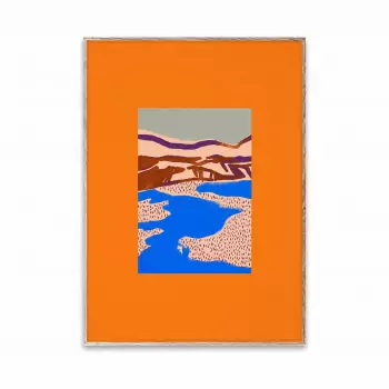 Plagát Orange Landscape