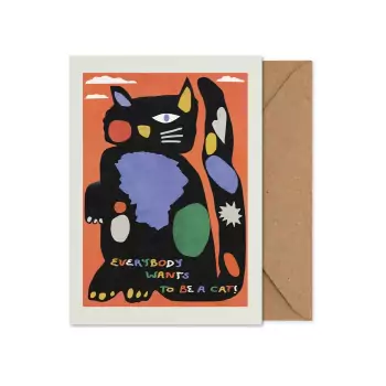 Be A Cat – Skladacia karta A5