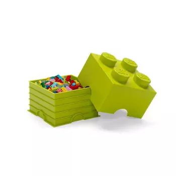 LEGO úložný box 4 – svetlo zelená