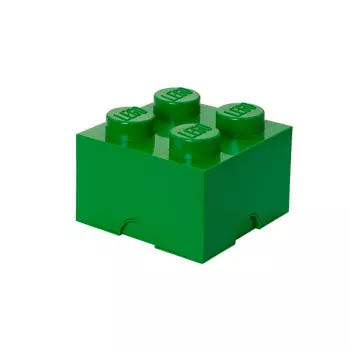 LEGO úložný box 4 – tmavo zelená