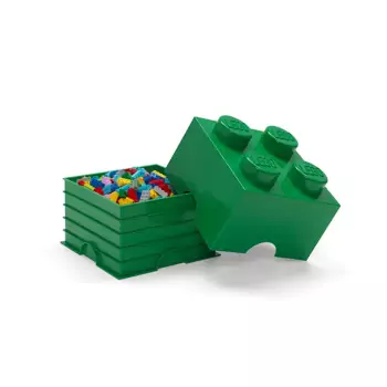 LEGO úložný box 4 – tmavo zelená