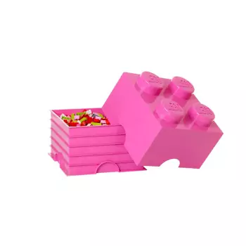 LEGO úložný box 4 – ružová