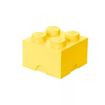 LEGO úložný box 4 – svetlo žltá
