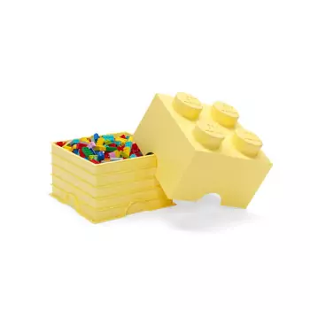 LEGO úložný box 4 – svetlo žltá