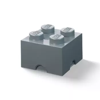 LEGO úložný box 4 – tmavo šedá