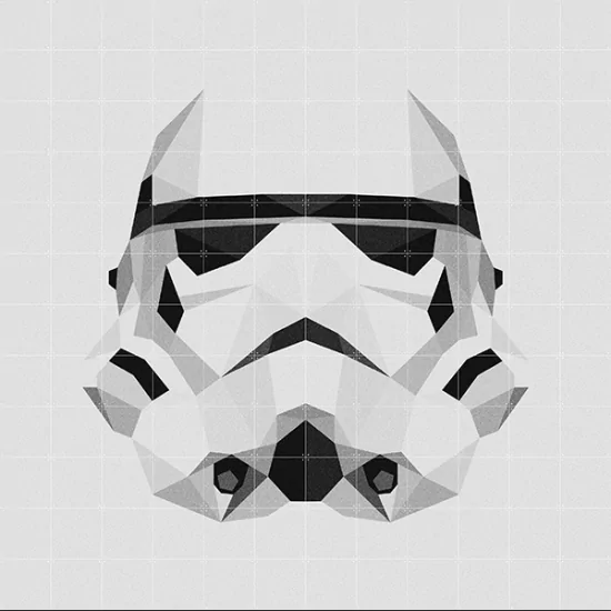 Skladaný obraz Star Wars – Stormtrooper – extra veľký