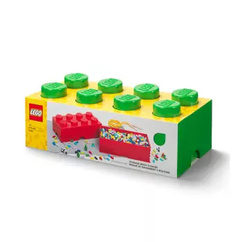 LEGO úložný box 8 – tmavo zelená