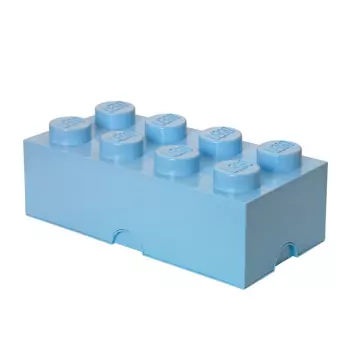 LEGO úložný box 8 – svetlo modrá