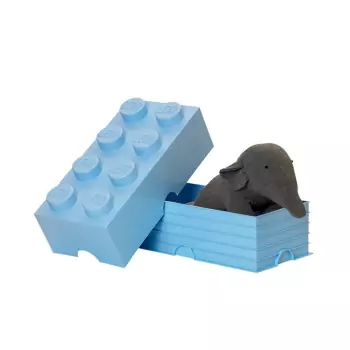 LEGO úložný box 8 – svetlo modrá