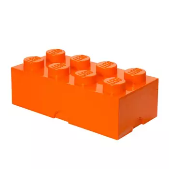 LEGO úložný box 8 – oranžová