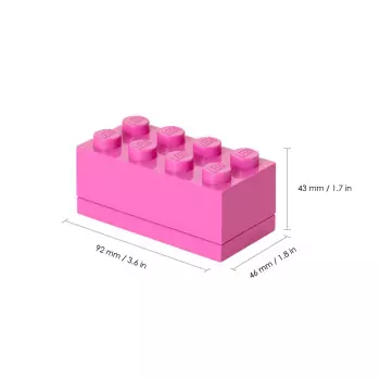 LEGO Mini Box – ružová