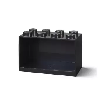 LEGO Brick 8 závesná polica – čierna