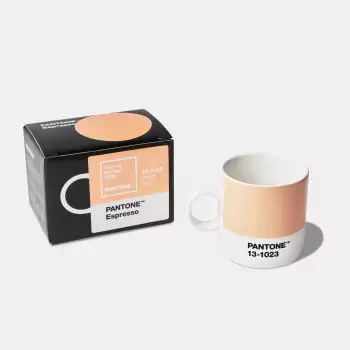 PANTONE Hrnček Espresso – Peach Fuzz 13-1023 (farba z roku 2024)