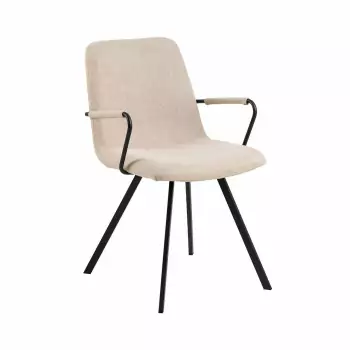 Súprava 2 ks – Jedálenská stolička s podrúčkami Selina