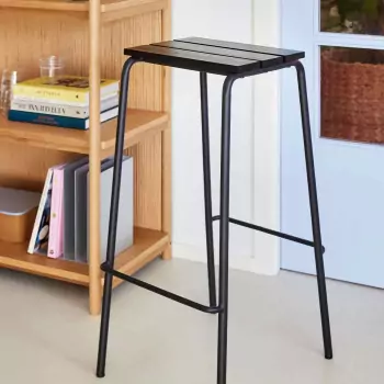 Barová stolička Stilt – čierna