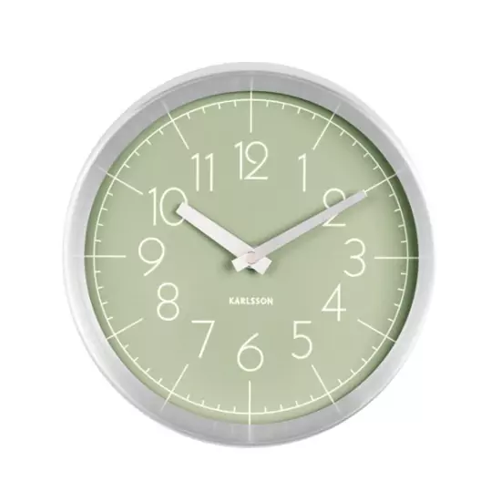 Nástenné hodiny Convex – zelené