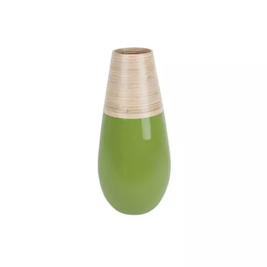 Dekoračná váza Bamboo Drop S – zelená