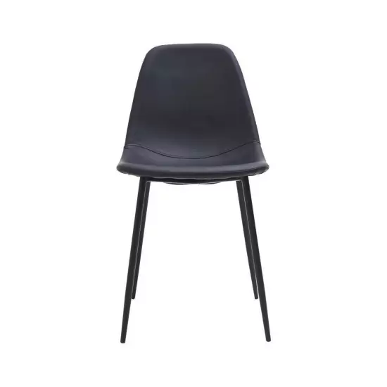 Čierna stolička Forms