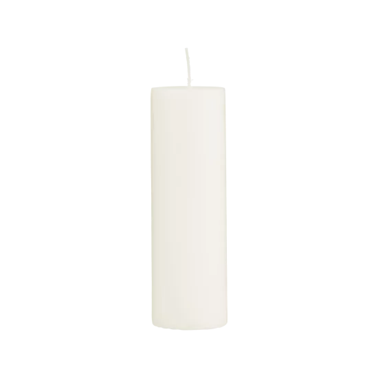 Krémová sviečka 6x20 cm – sada 2 kusov