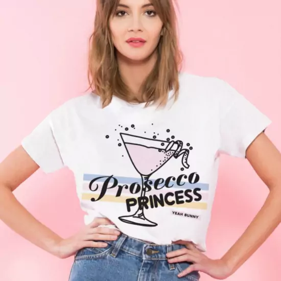 Biele tričko – Prosecco Princess