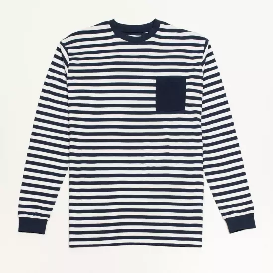 Bielo–modré tričko – Lawrence Striped LS