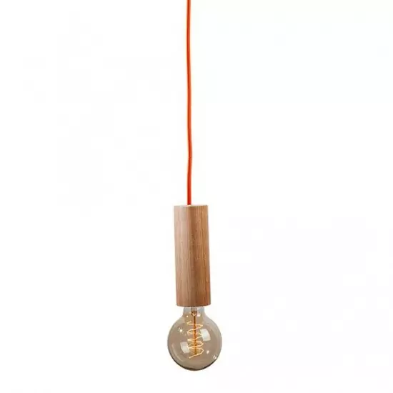 Závesné stropné svietidlo VERTIGO – oranžový kábel