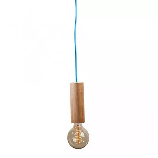 Závesné stropné svietidlo VERTIGO – modrý kábel