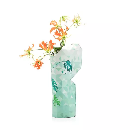 Papierový obal na vázu – Jungle Leaves