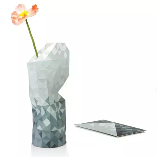 Papierový obal na vázu – Grey Gradient
