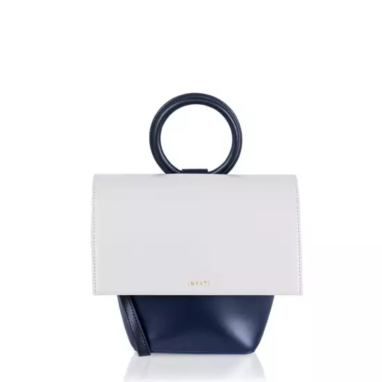 Modro-biela kabelka/batoh – Ina