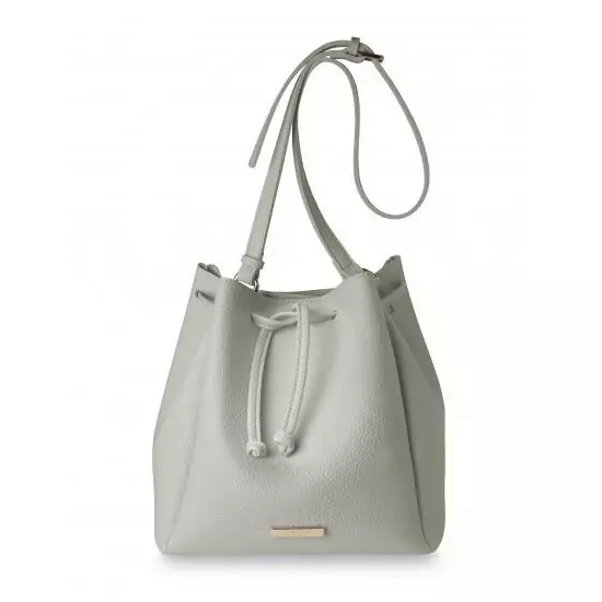 Pastelovo šedý vak – Chloe Bucket Bag