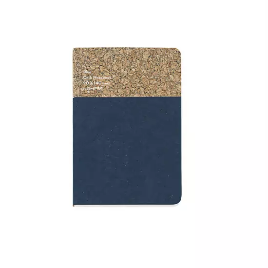Korkový zápisník malý – modrý