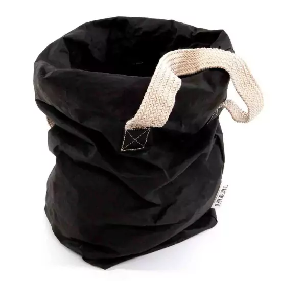Papierová čierna taška Carry Two