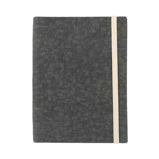 Zápisník z texturovaného papiera Elephant M – tmavošedý