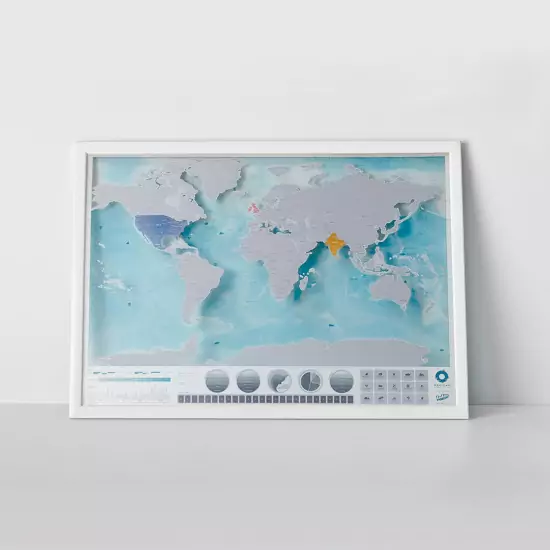 Stieracia mapa sveta OCEANS
