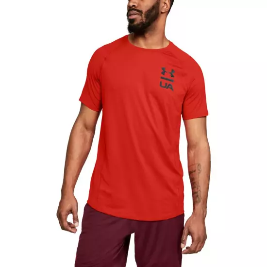 Červené športové tričko Logo Graphic