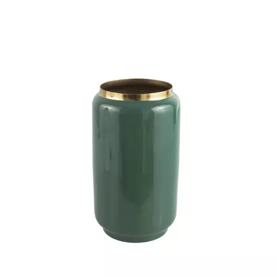 Zeleno-zlatá váza Flare