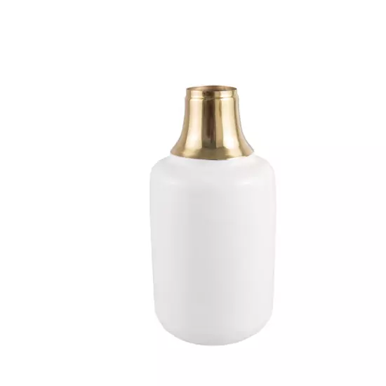 Bielo-zlatá váza Shine