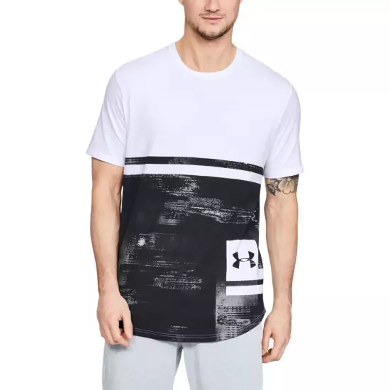 Biele tričko s potlačou Sportstyle Printed
