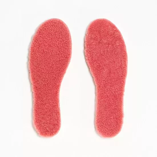 Merino vložky do topánok: ružová – M