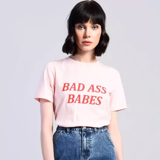 Ružové tričko Bad Ass Babes