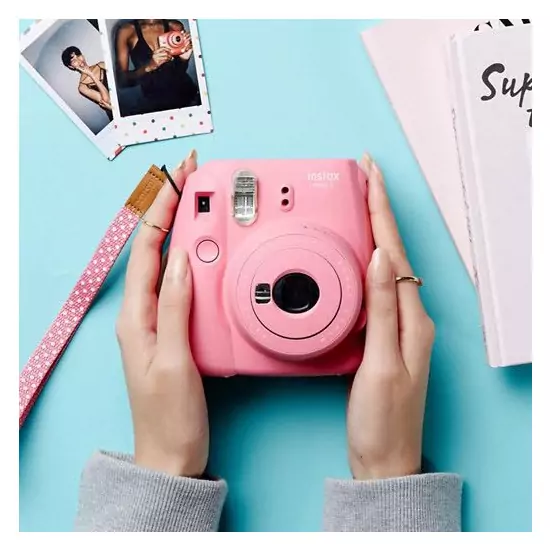Instantný ružový fotoaparát Mini 9