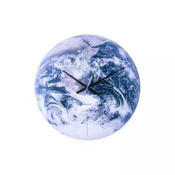 Nástenné hodiny Earth – modrá