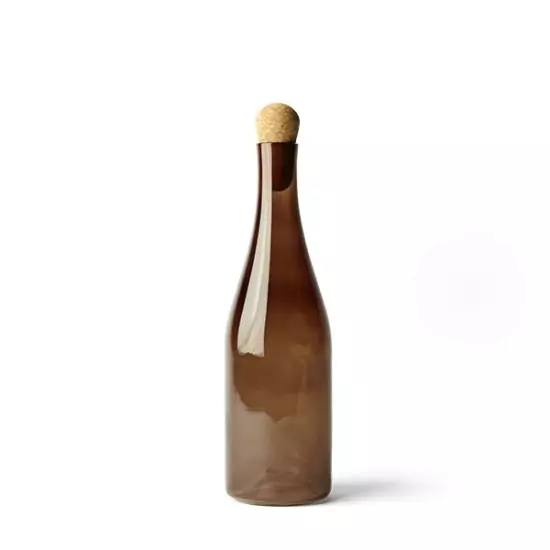 Sklenená fľaša Tapagne – hnedá