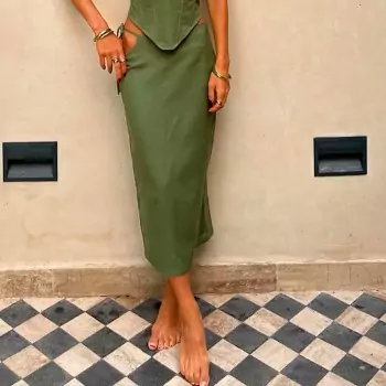 Zelená sukňa Fazio