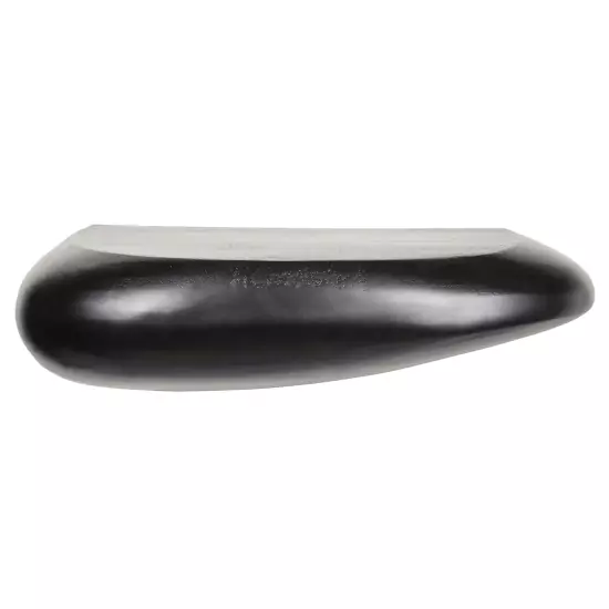 Kovová nástenná polička Rock – 11 × 43 × 20 cm