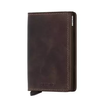 Hnedá peňaženka Slimwallet Vintage